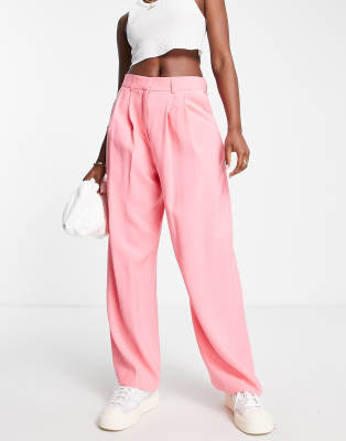 asos pink pants