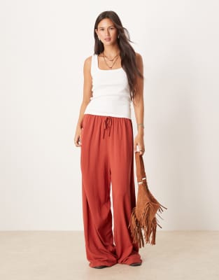 Asos Design Low Square Neck Tank Top In White