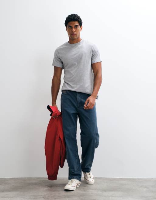 ASOS DESIGN - Mellemvasket blåt sæt, 3 af 3