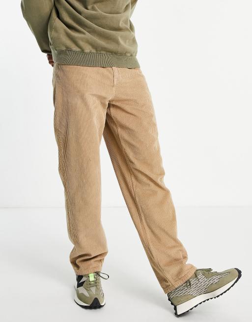 ASOS DESIGN - Løstsiddende fløjlsjeans i beige