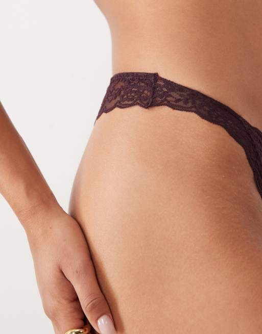 ASOS DESIGN Lucinda blondetanga i fig, 2 af 4