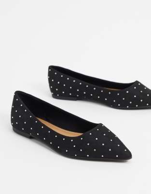 asos design linton ballet flats