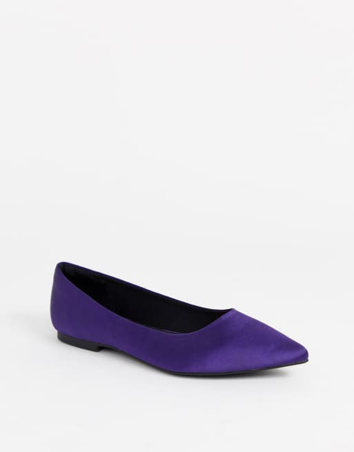 Dark on sale purple flats