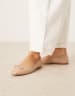 ASOS DESIGN Lullaby bow ballet flats in chocolate