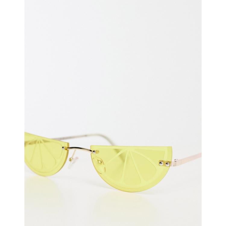 ASOS DESIGN Lunettes citron sans montures