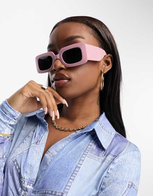 ASOS DESIGN Lunettes de soleil monture et branches paisses