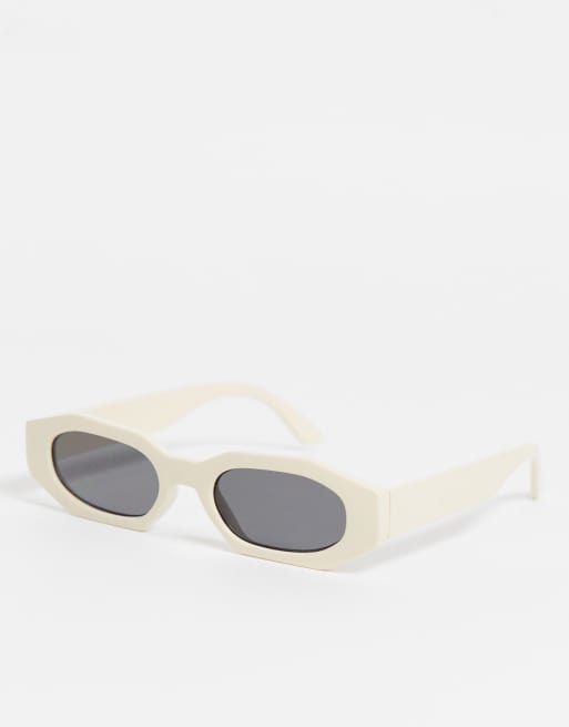 ASOS DESIGN Lunettes de soleil angulaires verres fum s