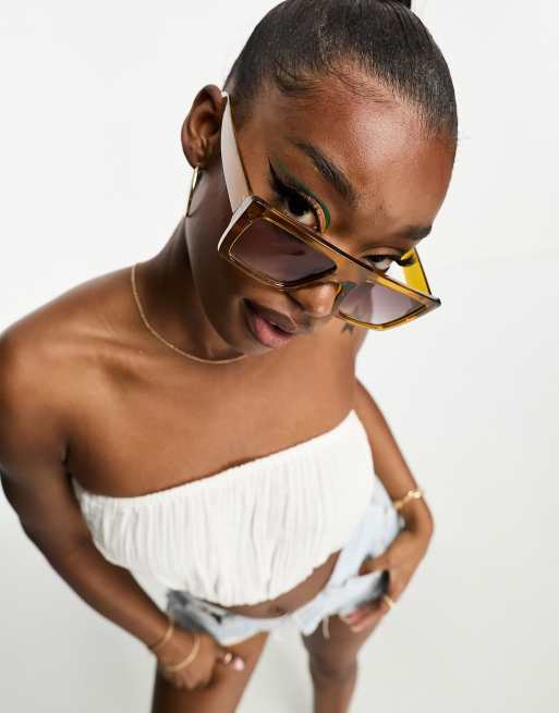 Asos lunettes outlet transparentes