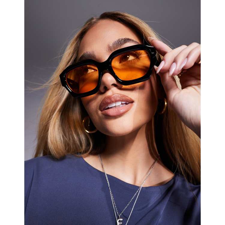 BOSS - Boutons de manchette ronds avec insert en émail noir - Noir