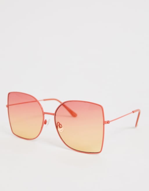 ASOS DESIGN Lunettes de soleil carr es style ann es 70