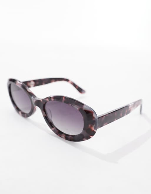 ASOS DESIGN - Lunettes de soleil ovales en acétate avec verres polarisés, 2 de 3