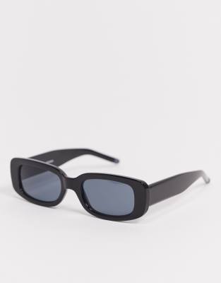 Lunettes De Soleil Unisexe Jinsted CL077 - Monture Rectangle Noir Foncé - Verres Teintés UV400