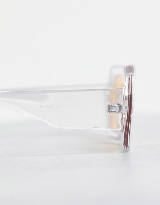 Asos lunettes transparentes clearance