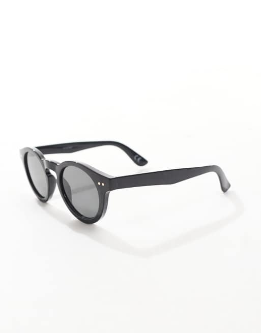 ASOS DESIGN - Lunettes de soleil rondes avec verres fumés - Noir  , 3 de 3