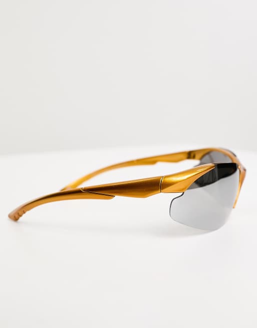 ASOS DESIGN Lunettes de soleil style course sans monture