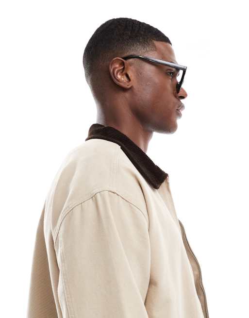 ASOS DESIGN - Lunettes rétro avec verres transparents - Noir, 2 de 4