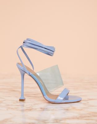 baby blue barely there heels