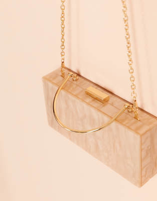 gold clutch bag asos