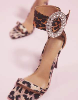 leopard heels asos