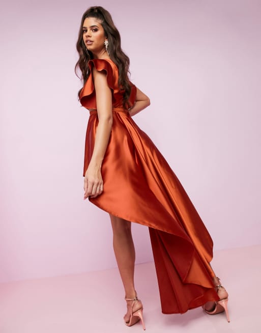 Asos high low clearance dress