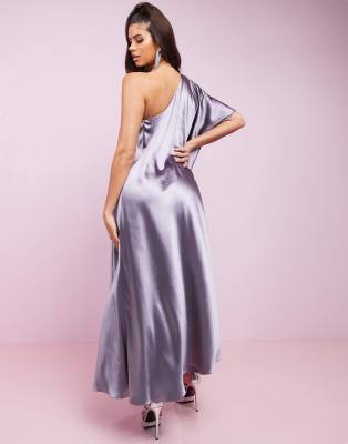 asos design premium cape maxi dress