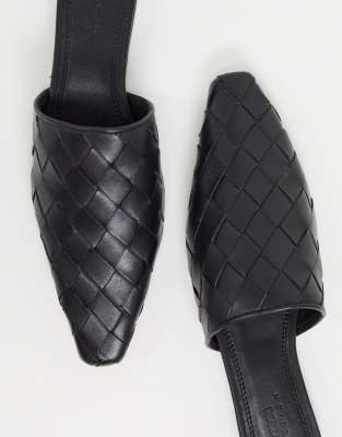 asos leather mules