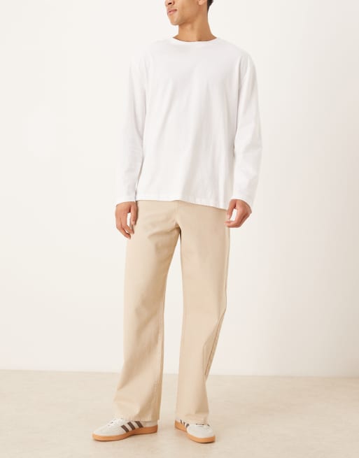 ASOS DESIGN – Luźne jeansy w kolorze ecru, 2 z 5