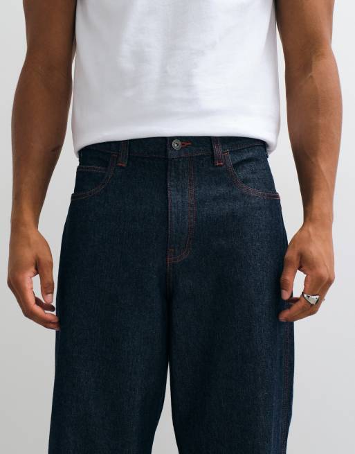 ASOS DESIGN luźne jeansy w surowym indygo, 4 z 5