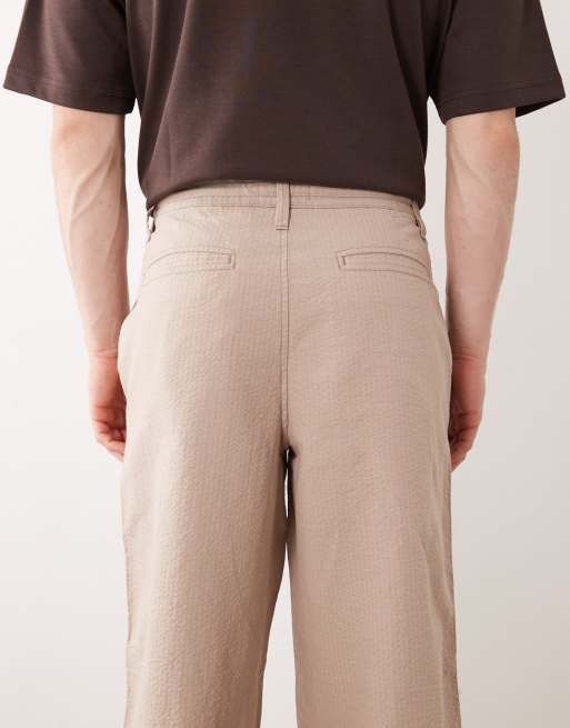 ASOS DESIGN luźne spodnie w beżowym kolorze, 3 z 5