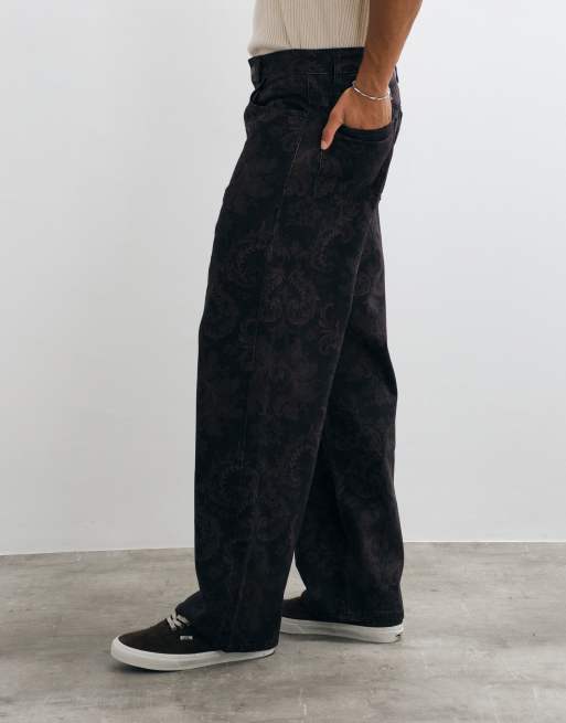 ASOS DESIGN luźne spodnie we wzór paisley, 5 z 5