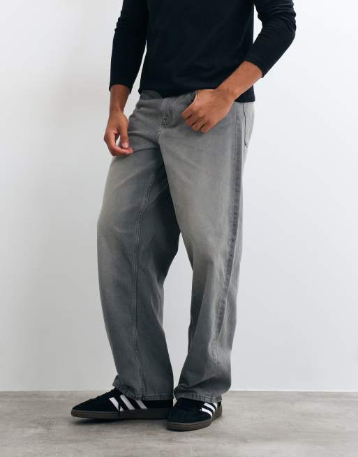 ASOS DESIGN – Luźne szare jeansy, 5 z 5