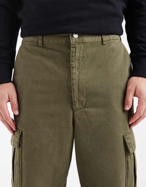 ASOS DESIGN – Luźne zwężane bojówki w kolorze khaki, 5 z 5