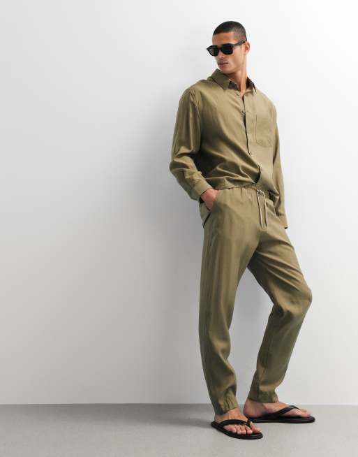 ASOS DESIGN – Luźny zestaw w kolorze khaki, 3 z 3