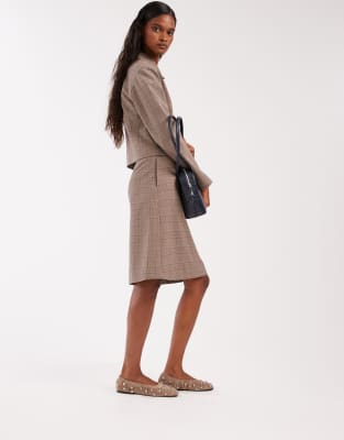 Asos Design Lyle Premium Studded Scrunch Ballets In Neutral