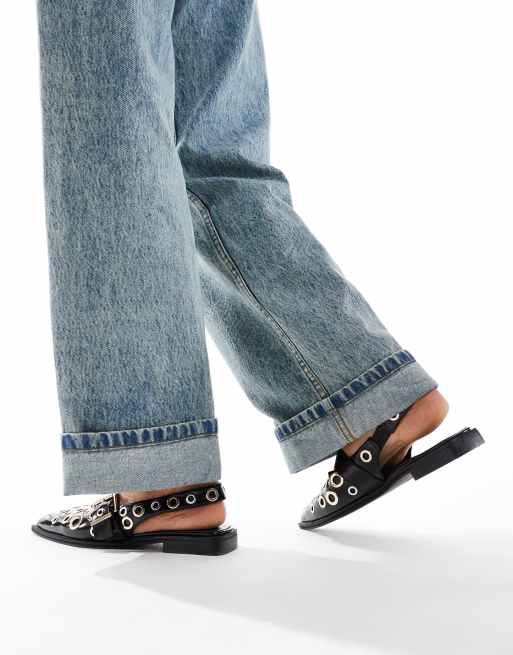 ASOS DESIGN - Lynx - Ballerines style babies - Noir, 3 de 4