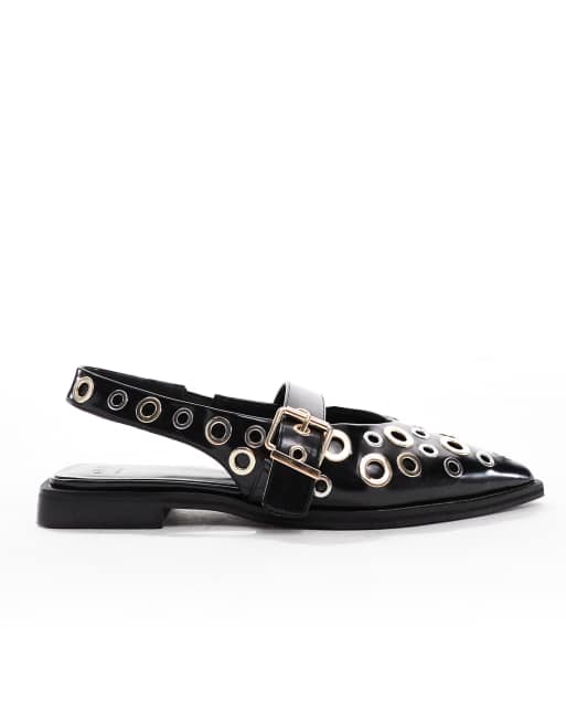 ASOS DESIGN – Lynx – Mary-Jane-Ballerinas in Schwarz, 4 von 4