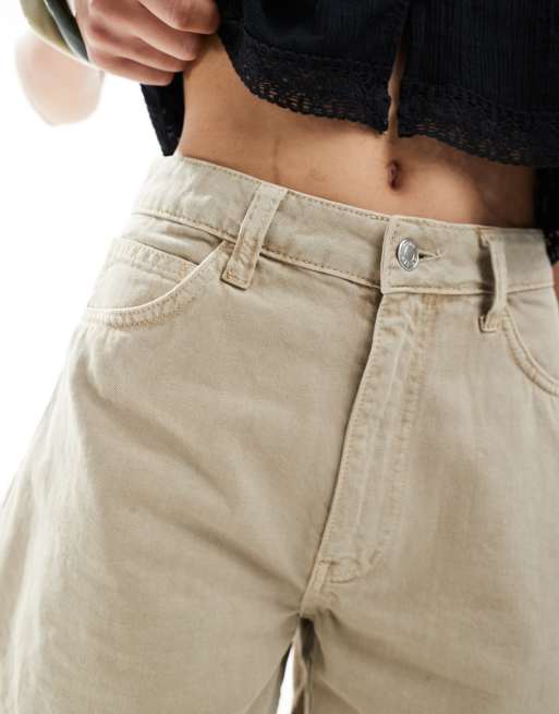 ASOS DESIGN - Lyse denimshorts i longline med A-form, 4 af 5