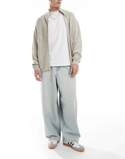 ASOS DESIGN - Lyse og forvaskede jeans i oversized og baggy pasform - view 1