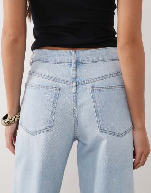 ASOS DESIGN - Lyseblå dad-jeans med vide ben, 5 af 5