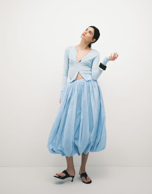 ASOS DESIGN - Lyseblå tætsiddende cardigan, 2 af 4