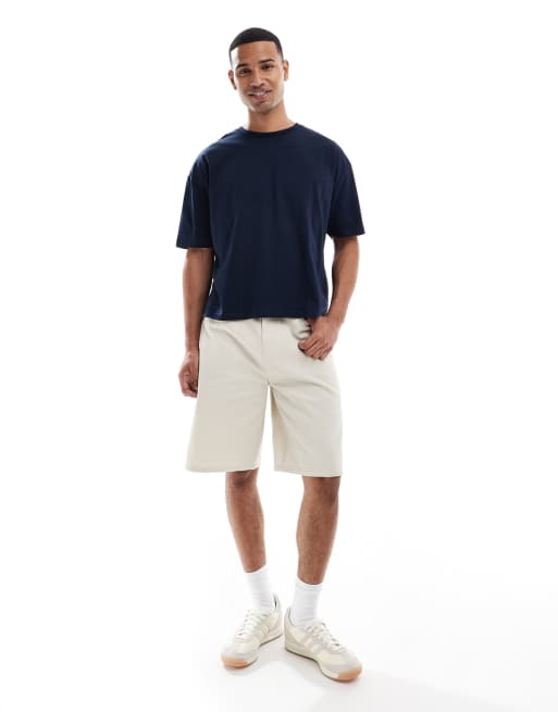 ASOS DESIGN - Lysebrun oversized T-shirt med grafisk sportsprint, 2 af 5