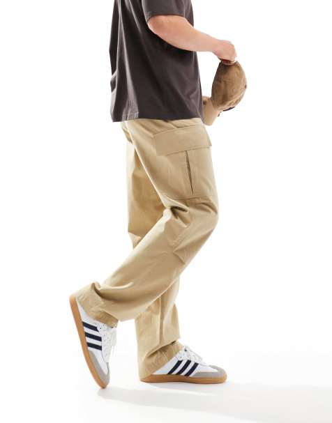 ASOS DESIGN - Lysebrune cargobukser med baggy fit - view 1