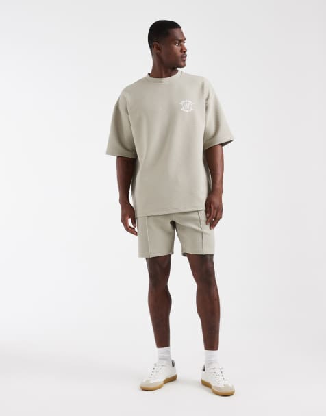ASOS DESIGN - Lysegrønt tekstureret sæt - view 1