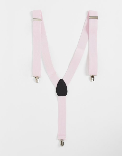 ASOS DESIGN - Lyserøde brede bryllupsseler