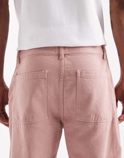 ASOS DESIGN - Lyserøde chinos med lige pasform, 5 af 5