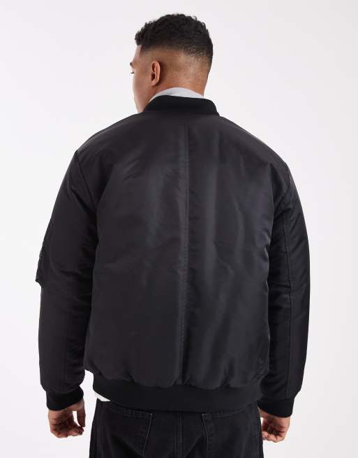 ASOS DESIGN - ma1 - Bomberjack in zwart, 3 van 5