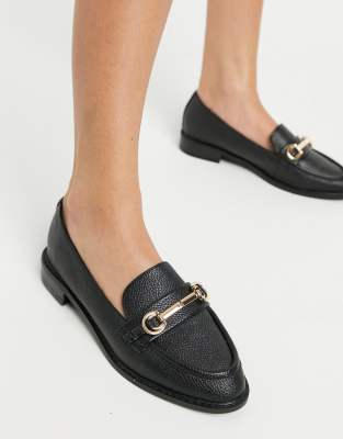 asos black loafers