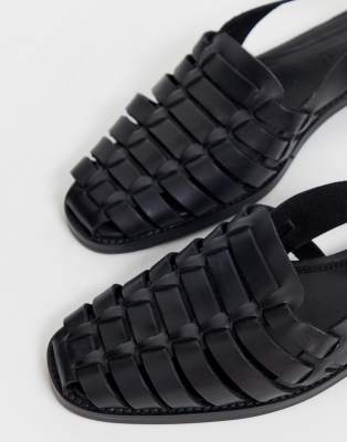 woven flat shoes