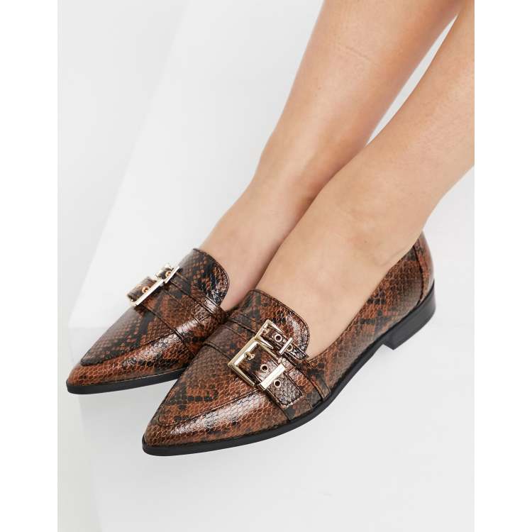 Snakeskin best sale loafers womens