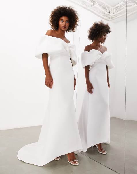 Asos short shop wedding dress